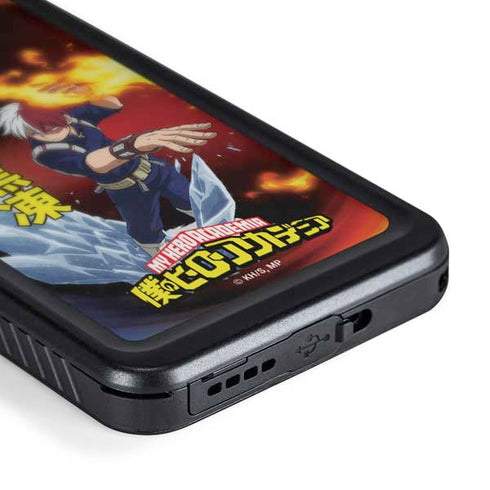 My Hero Academia Shoto Todoroki Season 4 Galaxy S24 Plus Waterproof Case
